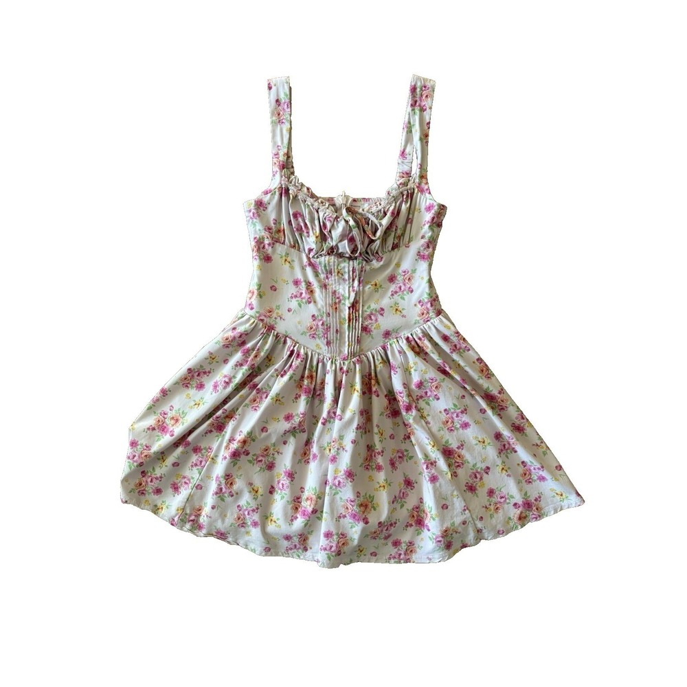 Blashe women's pink flower mini dress size sm‎
